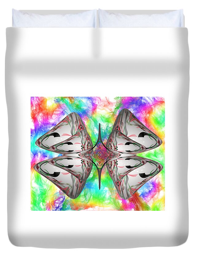 Butterfly Duvet Cover featuring the photograph Butterfly #1 by Theodore Jones