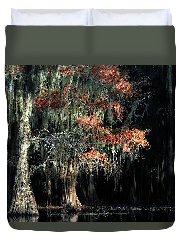  Duvet Cover featuring the photograph Caddo Lake State Park - Texas #1 by William Rainey