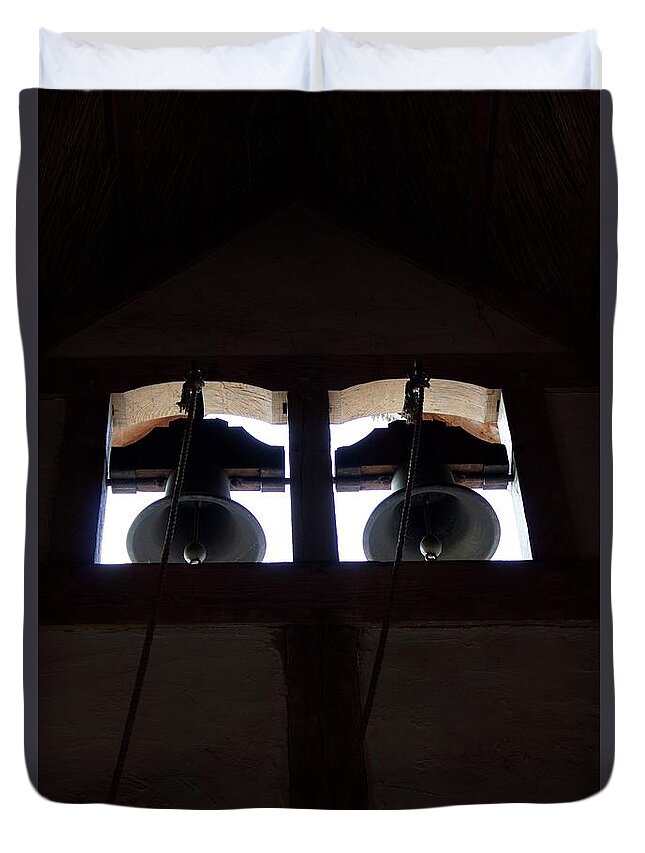  Duvet Cover featuring the photograph Church Bells #1 by Annamaria Frost