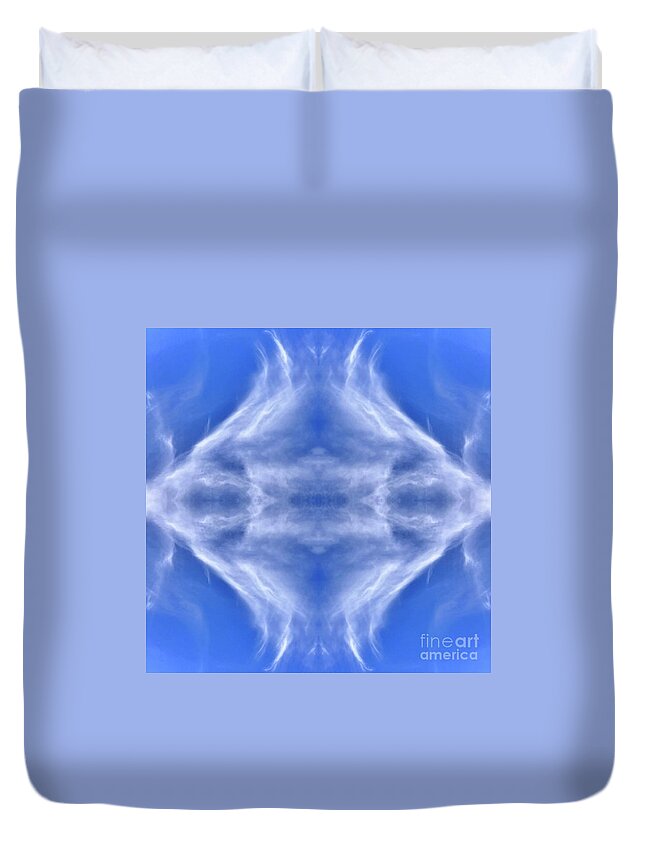 Et Duvet Cover featuring the photograph UAP non-human intelligence #3 by Holy Hands