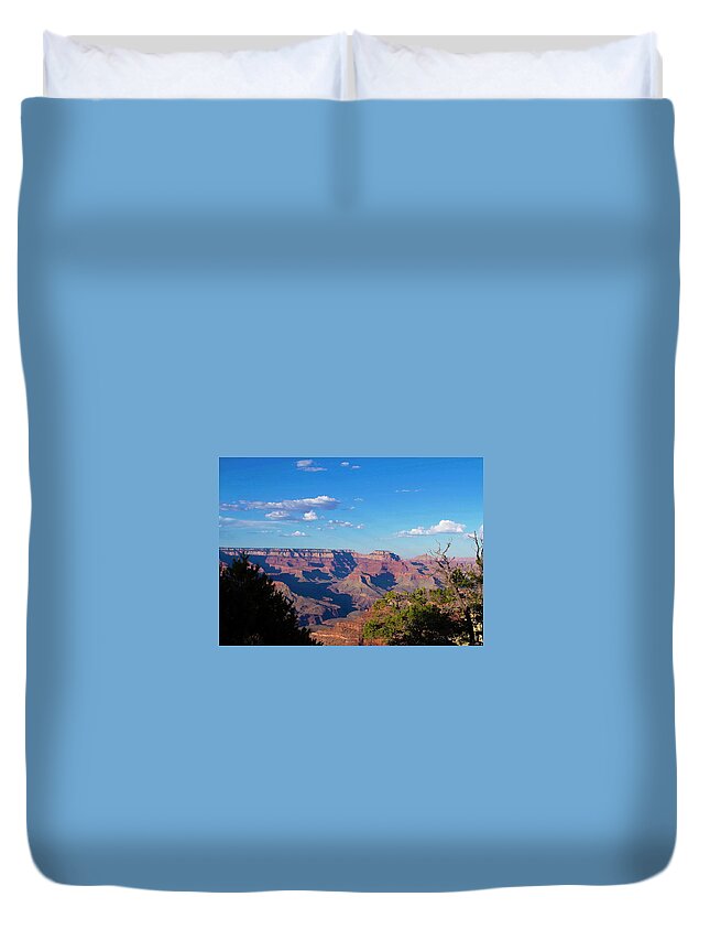 Grand Canyon Duvet Cover featuring the photograph Grand Canyon #1 by Karen Ruhl