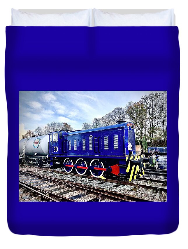 Hudswell Clarke Duvet Cover featuring the photograph Hudswell Clarke D1171 PBA 30 Western Pride at Whitwell and Reepham Railway #1 by Gordon James
