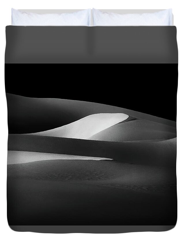 Abstract Duvet Cover featuring the photograph Light and Shadow by Rick Furmanek