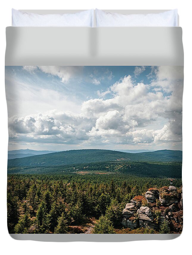 Symbiosis Duvet Cover featuring the photograph Lost in the wilderness by Vaclav Sonnek
