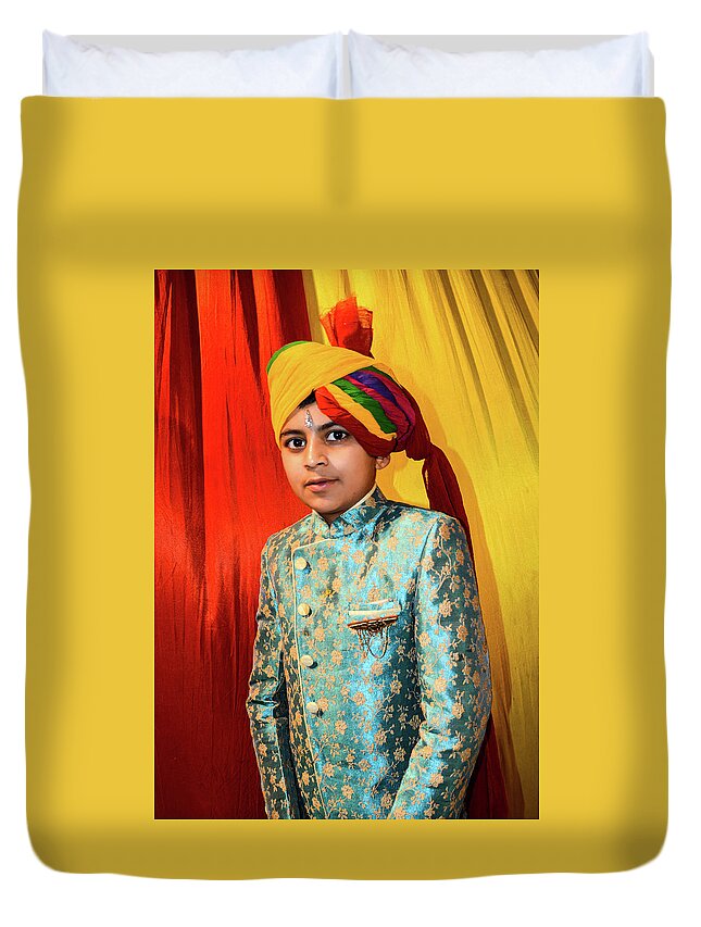 India Duvet Cover featuring the photograph Like A King - Rajasthan Desert, India by Earth And Spirit