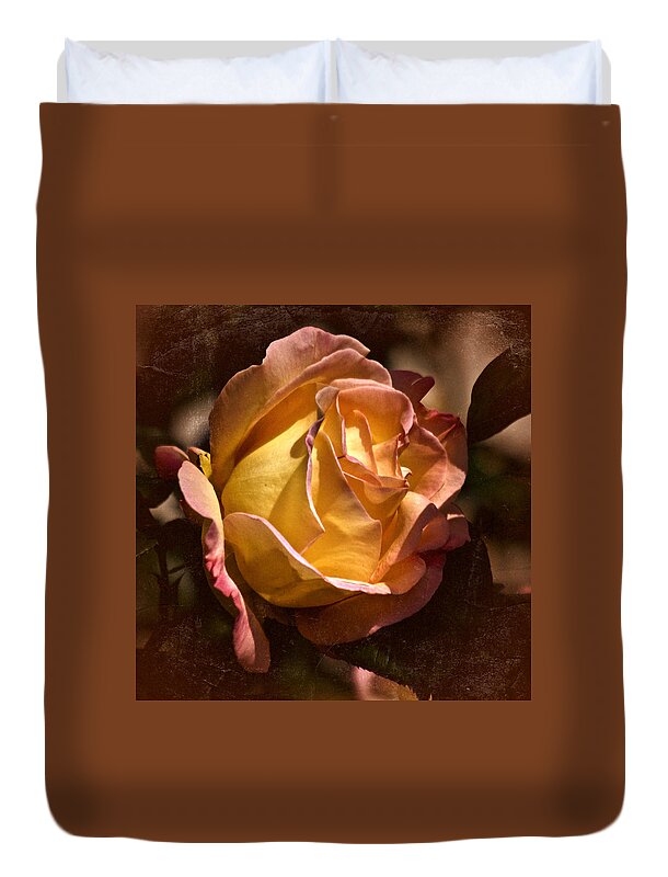 Rose Duvet Cover featuring the photograph Vintage Rose 2020 #1 by Richard Cummings