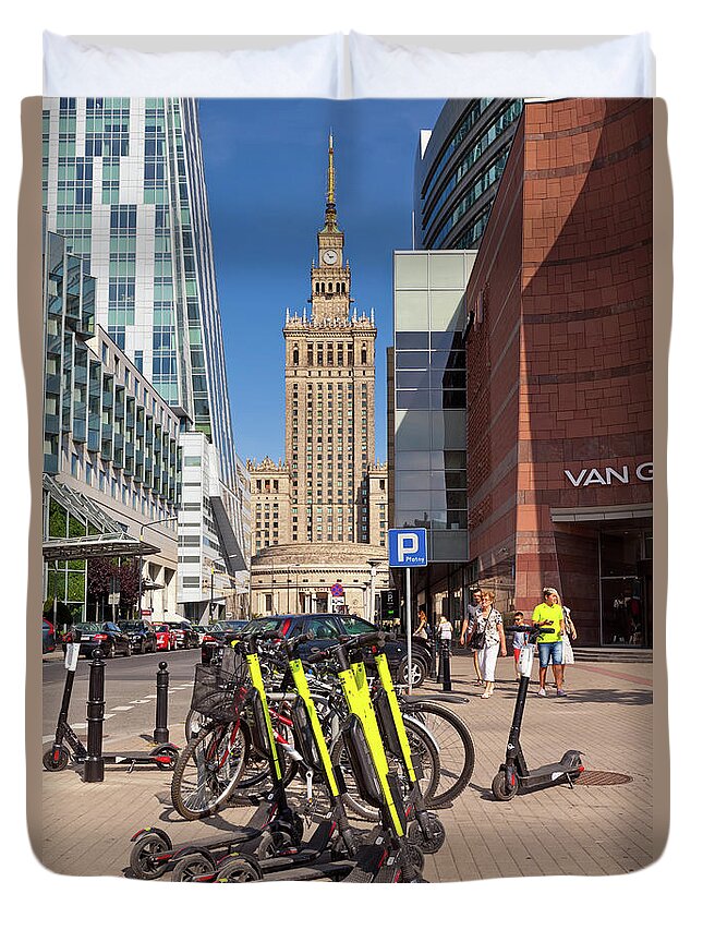 Duvet Cover featuring the photograph Warsaw #1 by Bill Robinson
