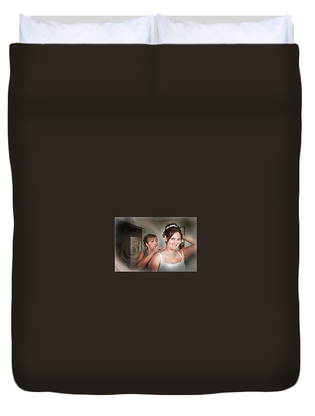 Eric And Mel Wedding Duvet Cover featuring the photograph Eric and Mel Wedding #10 by Daniel Martin