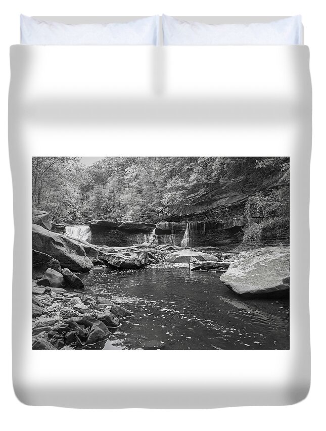  Duvet Cover featuring the photograph Great Falls #10 by Brad Nellis