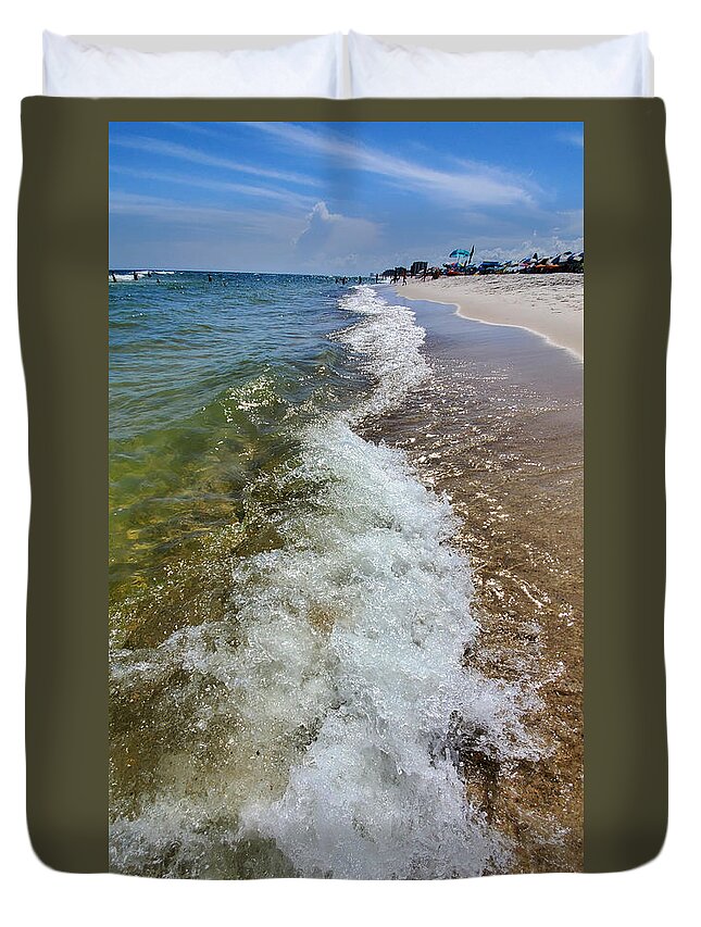 Orange Beach Alabama Duvet Cover featuring the photograph Orange Beach #10 by Kenny Glover