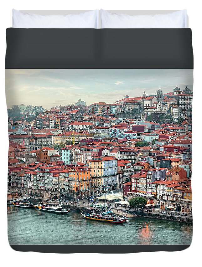 Porto Duvet Cover featuring the photograph Porto - Portugal #10 by Joana Kruse