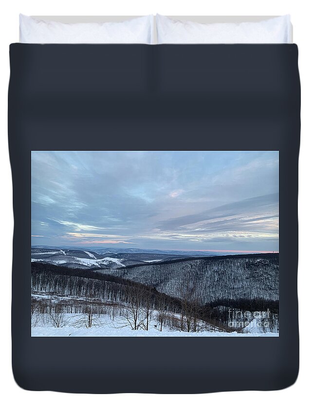  Duvet Cover featuring the photograph Winter Wonderland #13 by Annamaria Frost