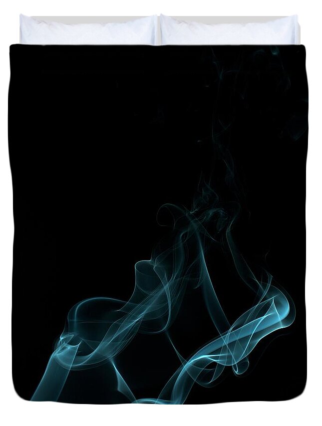 Smoke Duvet Cover featuring the photograph Beauty in smoke #14 by Martin Smith