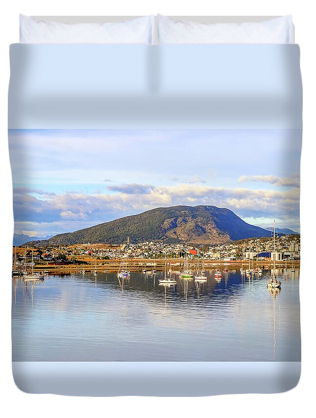 Ushuaia Duvet Cover featuring the photograph Ushuaia, Argentina #14 by Paul James Bannerman