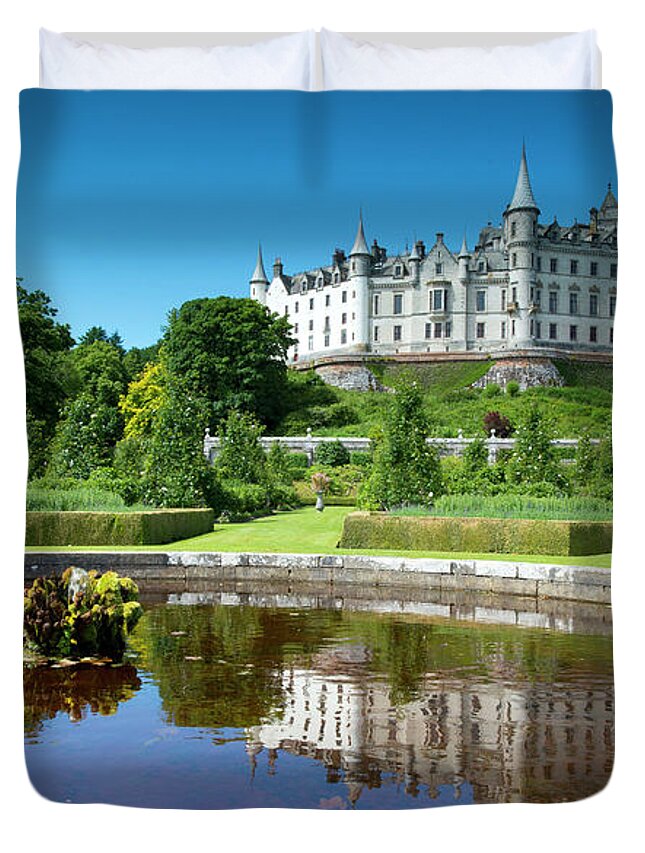 Landscape Duvet Cover featuring the photograph Scotland #15 by Remigiusz MARCZAK