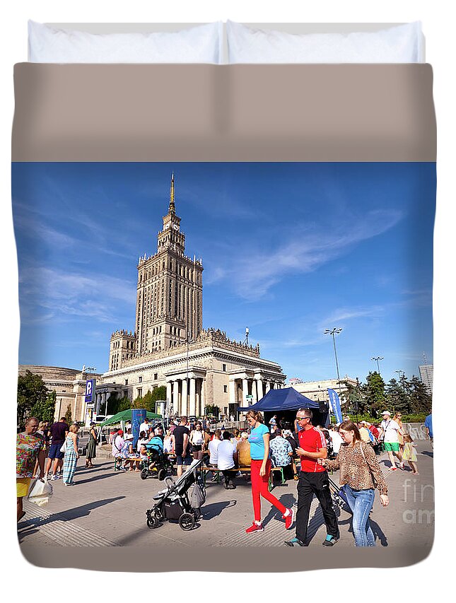  Duvet Cover featuring the photograph Warsaw #15 by Bill Robinson