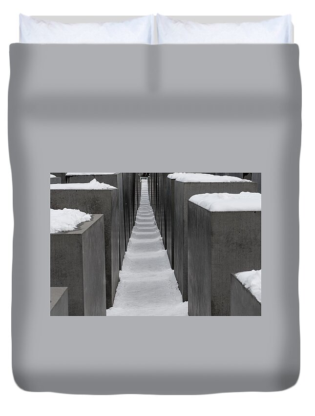 Architecture Duvet Cover featuring the photograph Berlin #19 by Eleni Kouri
