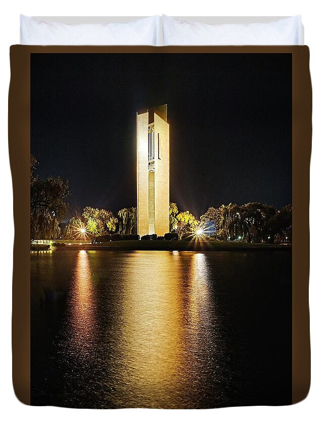 Canberra Duvet Cover featuring the photograph Carillon - Canberra - Australia #2 by Steven Ralser
