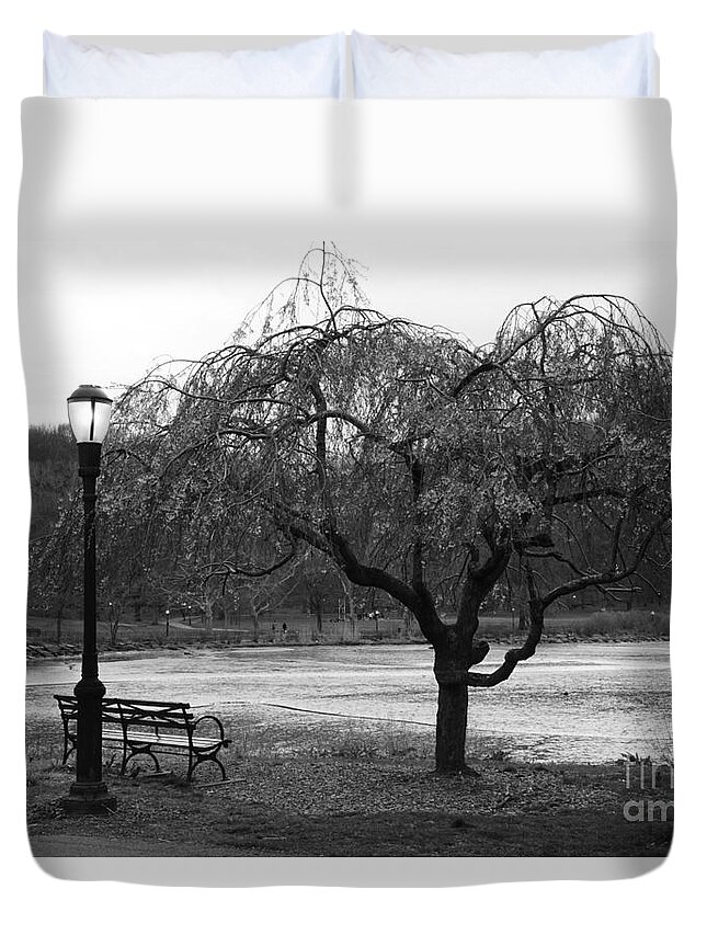 Inwood Duvet Cover featuring the photograph Inwood Hill Park #2 by Cole Thompson