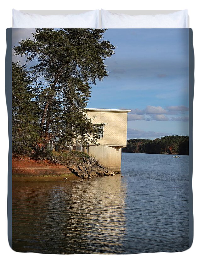Lake Duvet Cover featuring the photograph Reflections #2 by Karen Ruhl