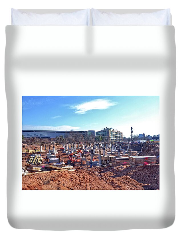 201 Munson Street Duvet Cover featuring the photograph 2022-12-28-0907 by Steve Sahm