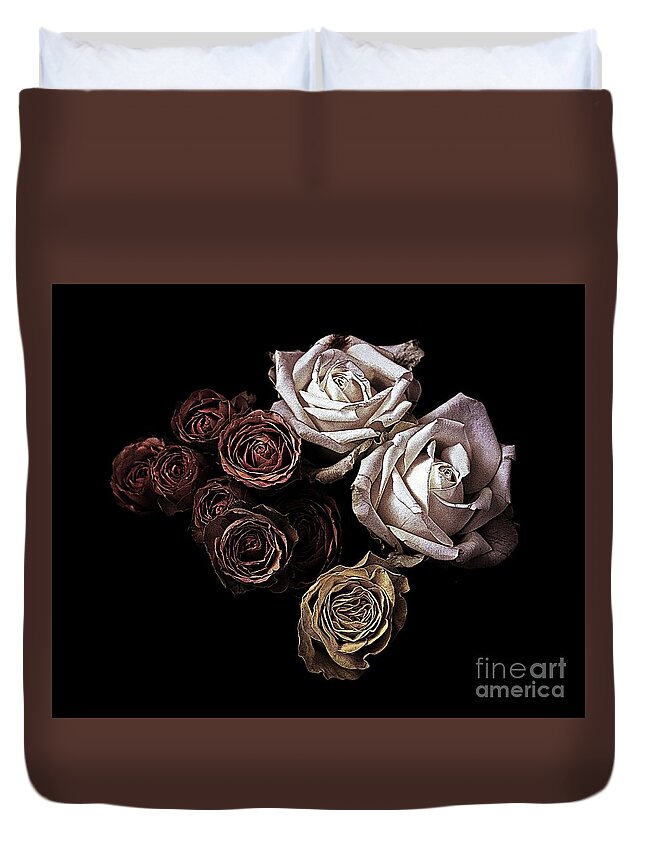 Aesthetic Art Photography Duvet Cover featuring the photograph Roses #232 by Angel Julie