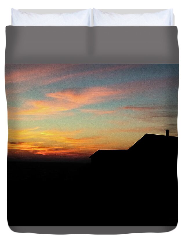 Ghost Town Duvet Cover featuring the photograph Historic Fayette State Park in Michigan #25 by Eldon McGraw