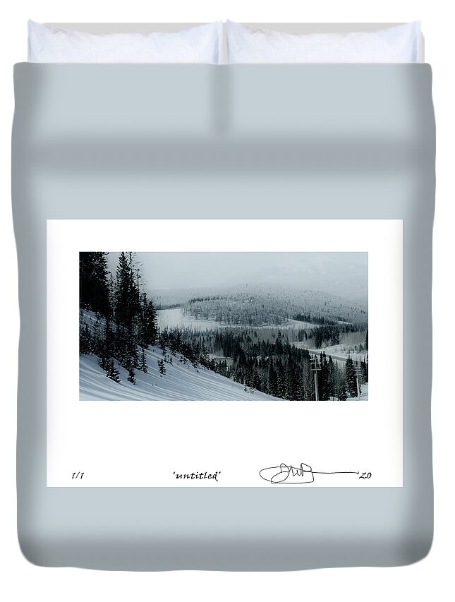 Signed Limited Edition Of 10 Duvet Cover featuring the digital art 27 by Jerald Blackstock