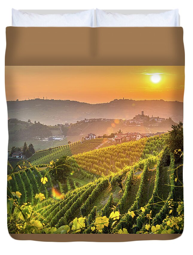 Barbera Duvet Cover featuring the photograph Langhe #3 by Francesco Riccardo Iacomino