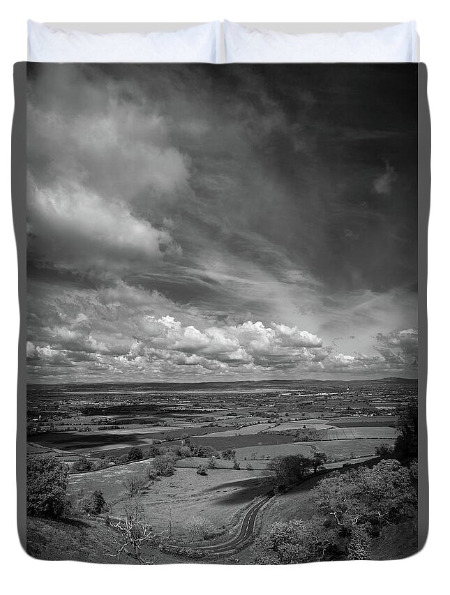 Britain Duvet Cover featuring the photograph Scenic Cotswolds - Coaley Peak #3 by Seeables Visual Arts