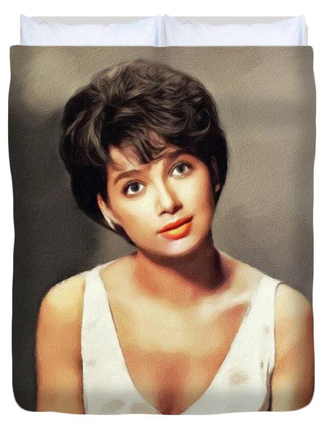 645px x 853px - Suzanne Pleshette, Actress Duvet Cover by Esoterica Art Agency - Pixels