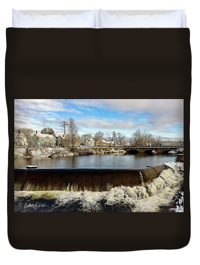  Duvet Cover featuring the photograph Rochester by John Gisis