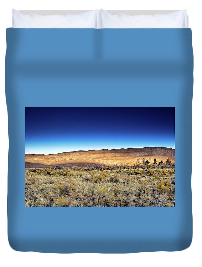 Co Duvet Cover featuring the photograph Sand Dunes #5 by Doug Wittrock