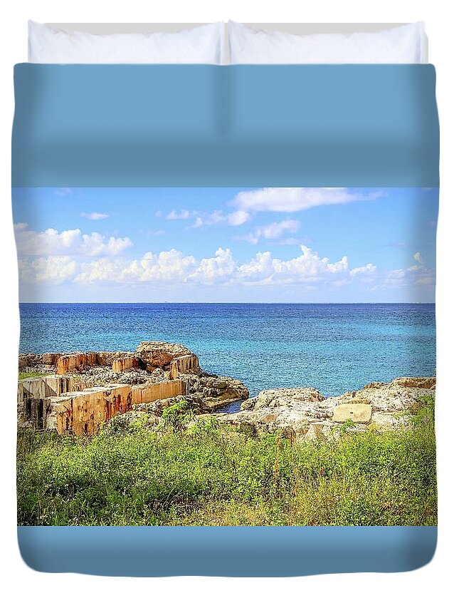 Cozumel Mexico Duvet Cover featuring the photograph Cozumel Mexico #44 by Paul James Bannerman