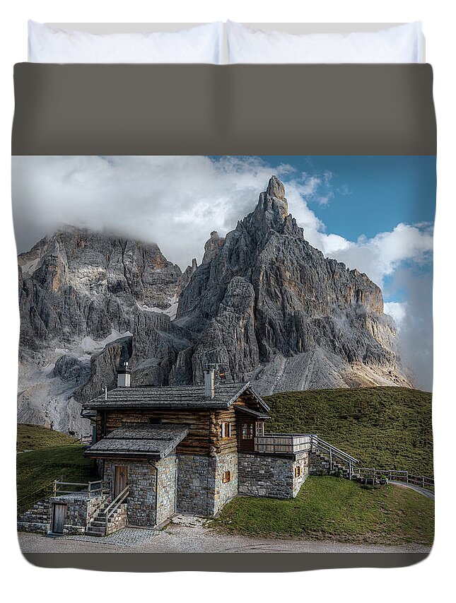 Passo Rolle Duvet Cover featuring the photograph Passo Rolle - Dolomites, Italy #5 by Joana Kruse