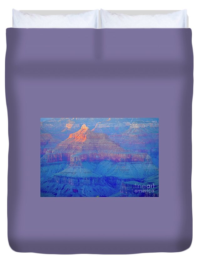 The Grand Canyon Duvet Cover featuring the digital art The Grand Canyon by Tammy Keyes
