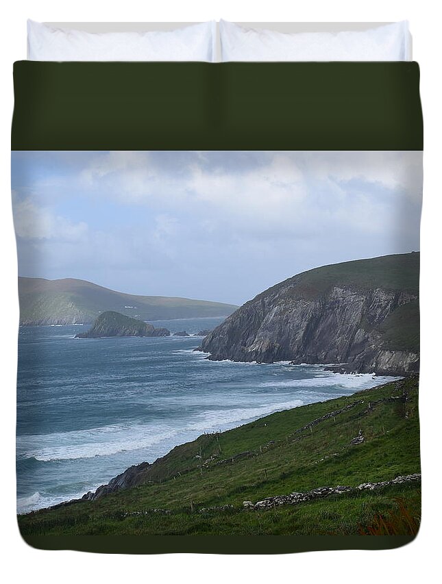 Ireland Duvet Cover featuring the photograph Dingle Peninsula #7 by Curtis Krusie