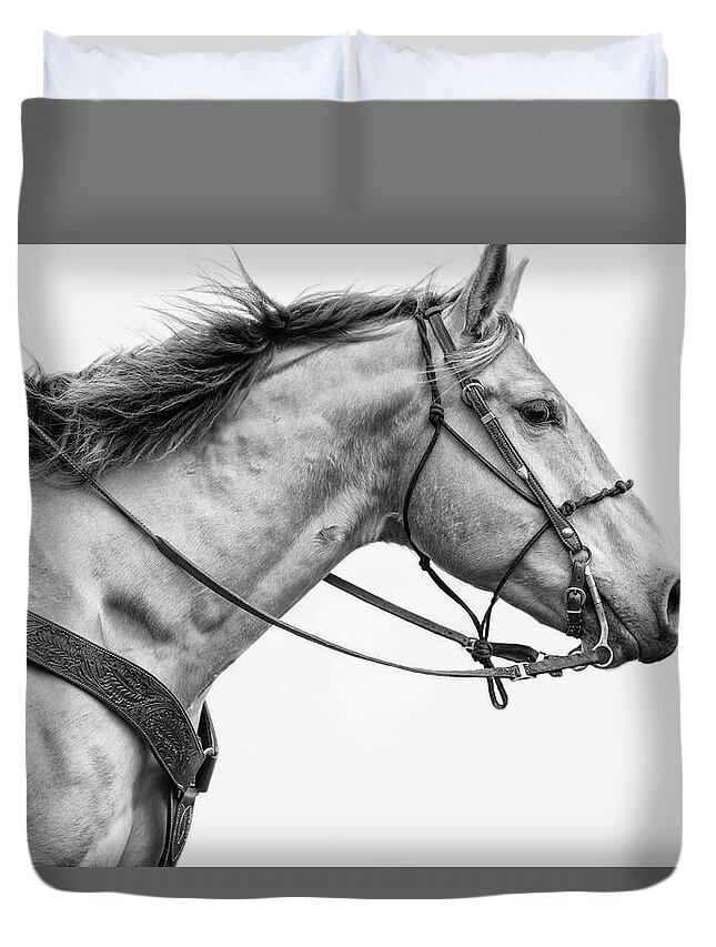 Horse Duvet Cover featuring the photograph Untitled #7 by Ryan Courson