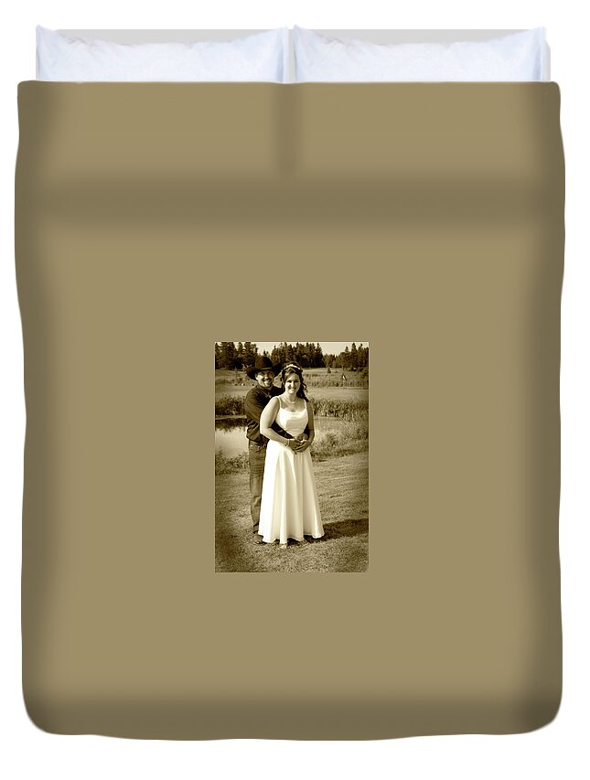 Eric And Mel Wedding Duvet Cover featuring the photograph Eric and Mel Wedding #8 by Daniel Martin