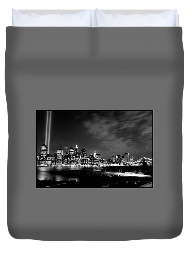 America Duvet Cover featuring the photograph America by WonderlustPictures By Tommaso Boddi