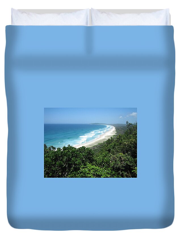 Australia Duvet Cover featuring the photograph A Beach To Yourself by Calvin Boyer