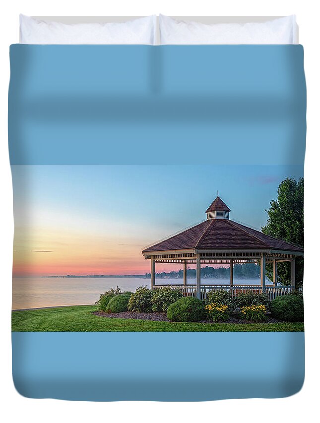 Morning Duvet Cover featuring the photograph A Beautiful Morning by Rod Best