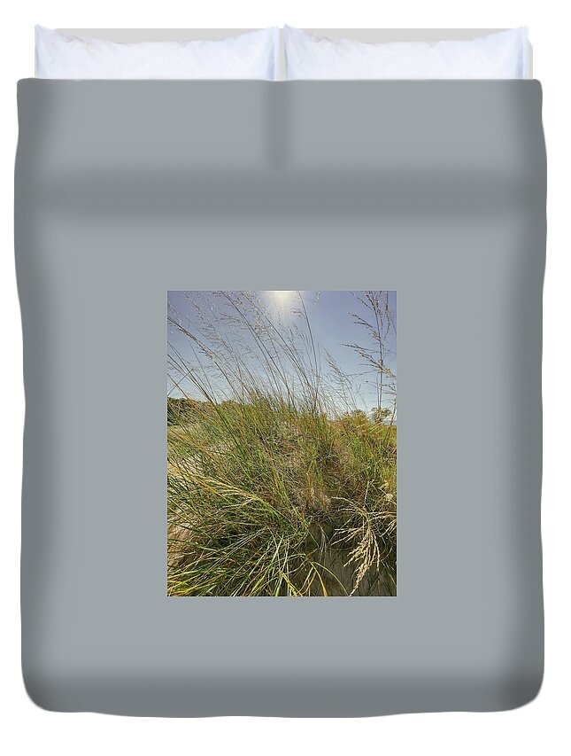  Duvet Cover featuring the photograph A day at the beach by Josh Williams