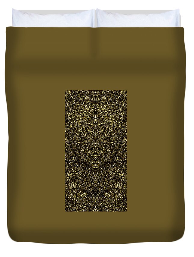Entity Duvet Cover featuring the digital art E2 by Primary Design Co