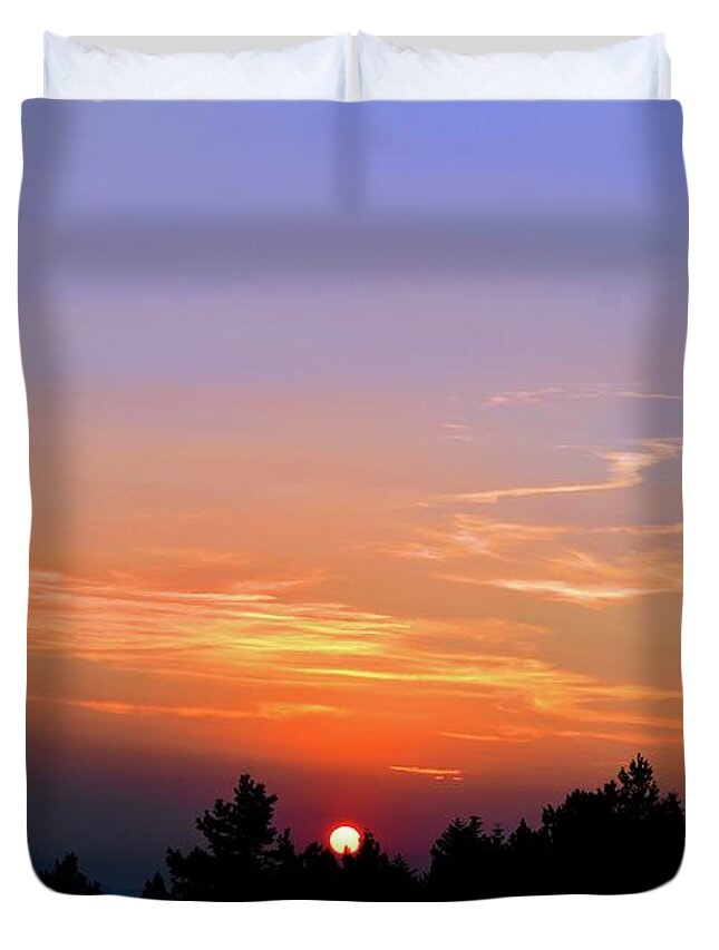 Nature Duvet Cover featuring the photograph A Good Heart Is The Sun and The Moon by Leonida Arte