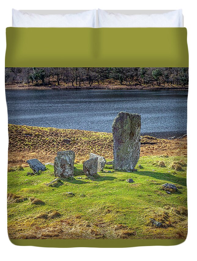 Nature Duvet Cover featuring the photograph A Mystical Irish Place by W Chris Fooshee