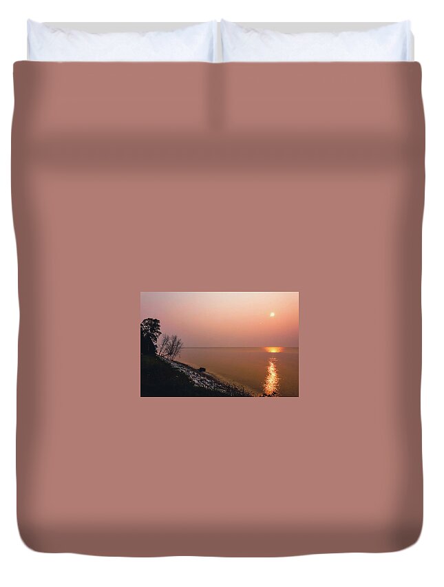 Morning Duvet Cover featuring the photograph A New Dawn by Windshield Photography