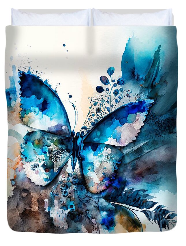 Butterfly Abstraction Duvet Covers