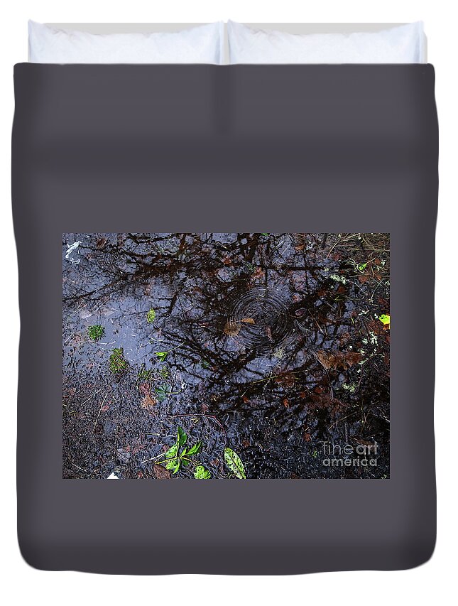 Abstract Art Duvet Cover featuring the photograph Abstract of Nature by Chriss Pagani