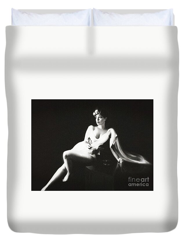  Duvet Cover featuring the photograph Afore by Jessica S